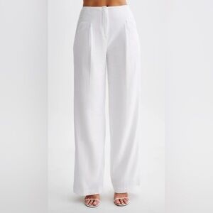 Meshki Adrina Straight Leg Linen Pant- XS
